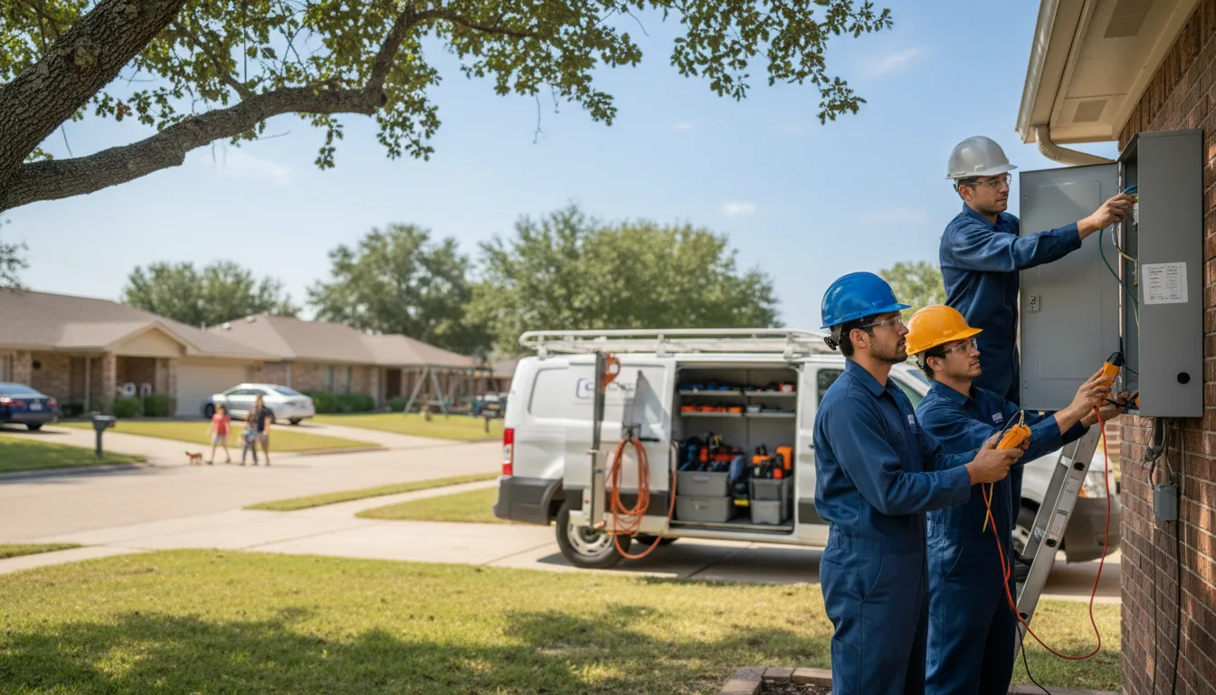 Certified electrician providing emergency electrical services in Lindon, UT